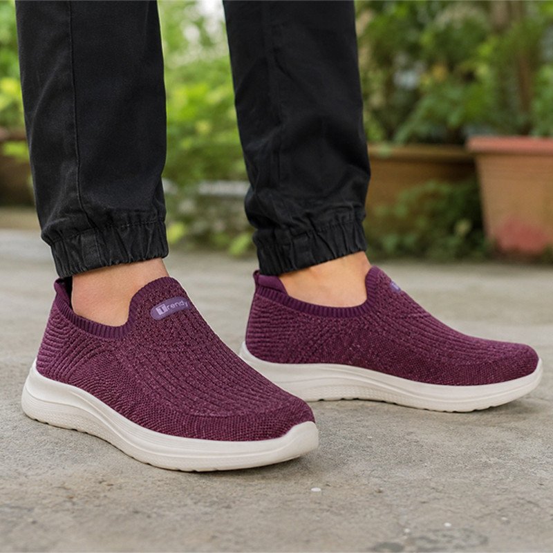 Maroon Slip-On