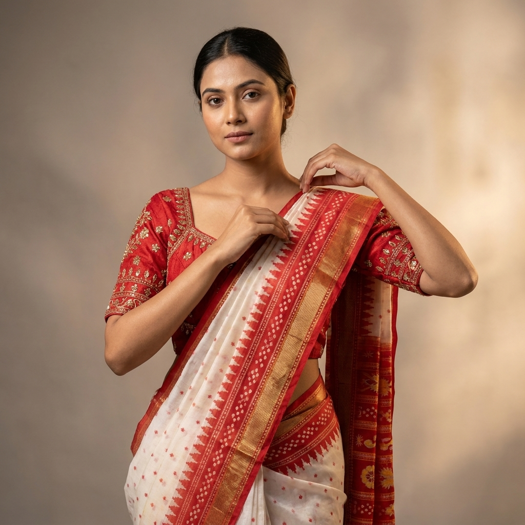 Trendy Tangail Afsan Print Saree for Women – Stylish & Elegant