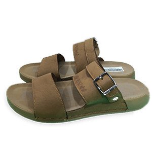 Brown Buckle Sandals