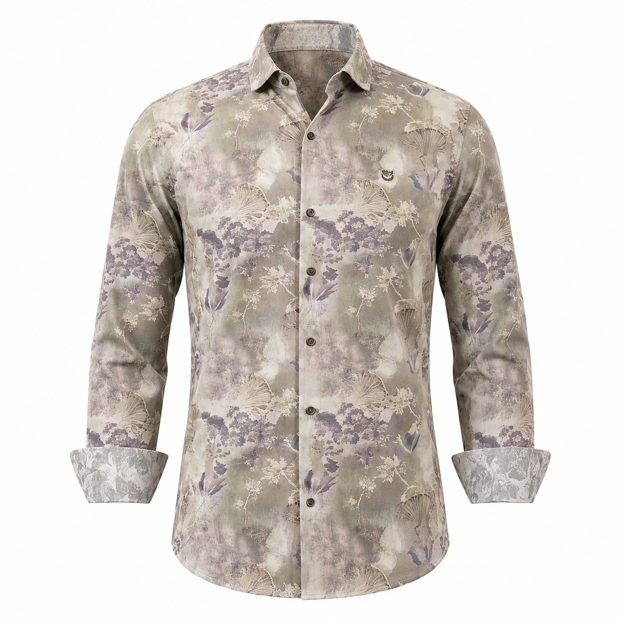 Men's Floral Print Shirt
