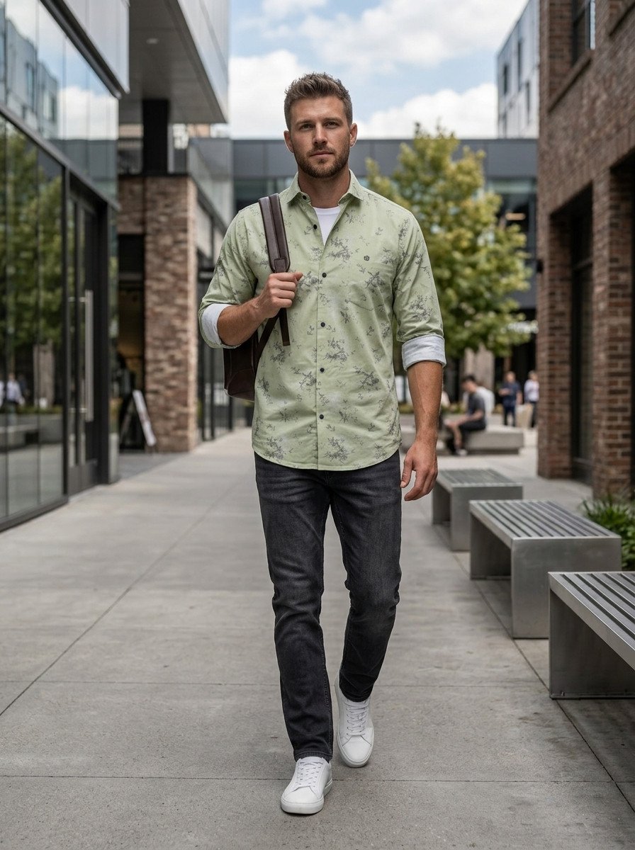 Sleeves Casual Shirt