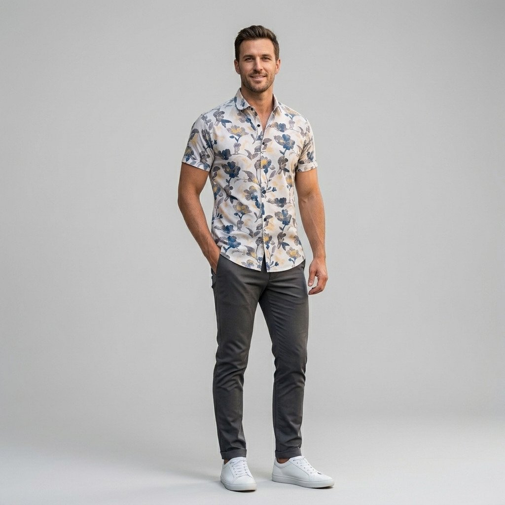 floral print casual shirt